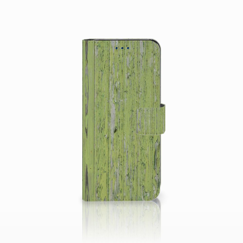 Samsung Galaxy S8 Book Style Case Green Wood