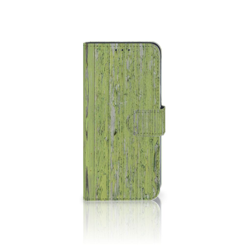 Samsung Galaxy M10 Book Style Case Green Wood