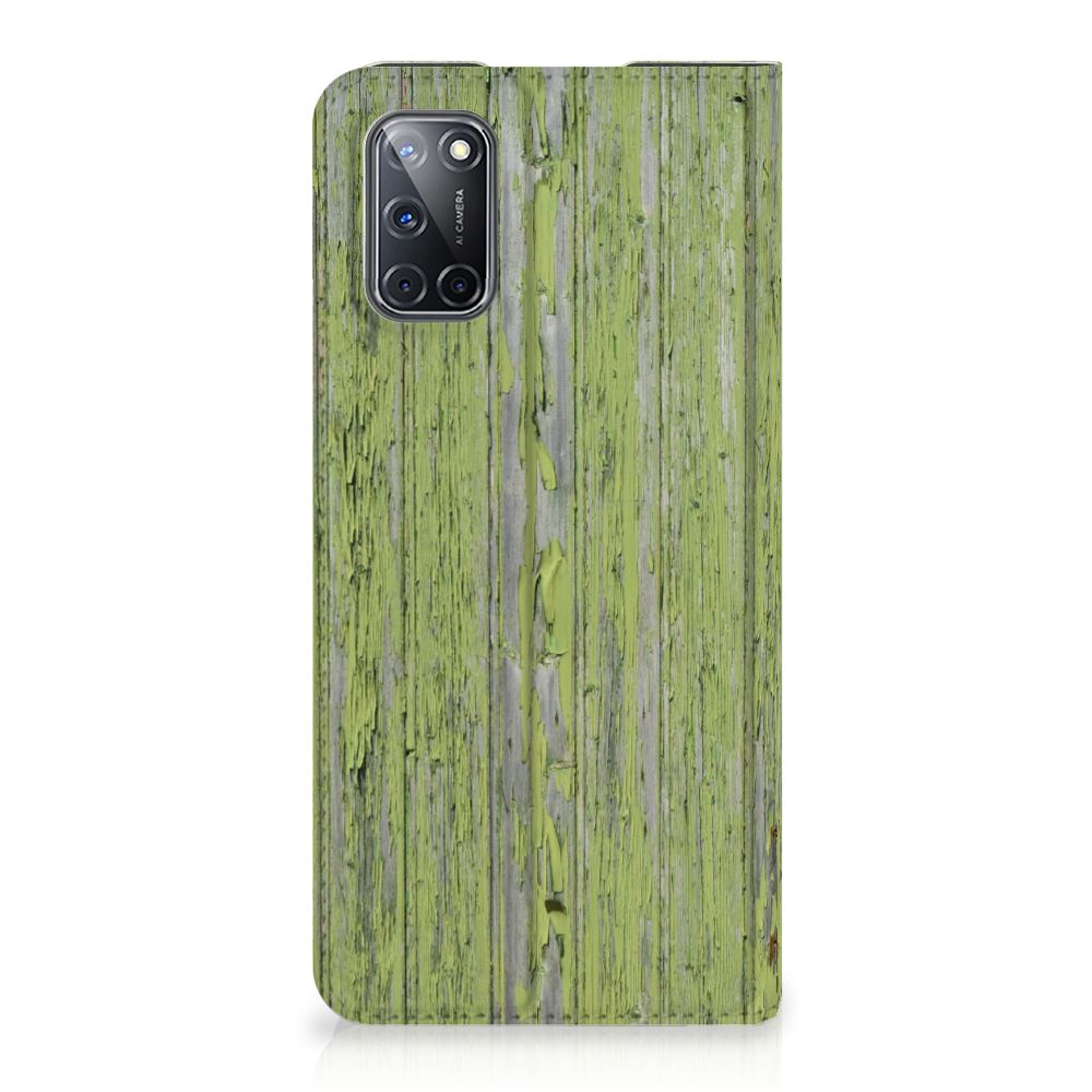 OPPO A52 | A72 Book Wallet Case Green Wood