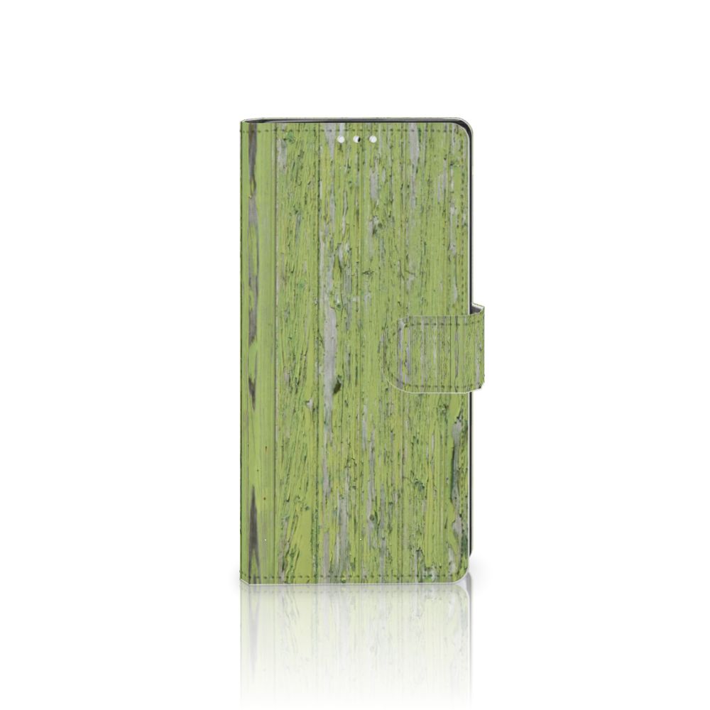 Samsung Galaxy Note 10 Book Style Case Green Wood
