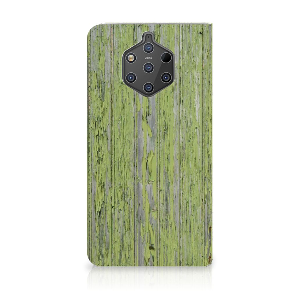 Nokia 9 PureView Book Wallet Case Green Wood