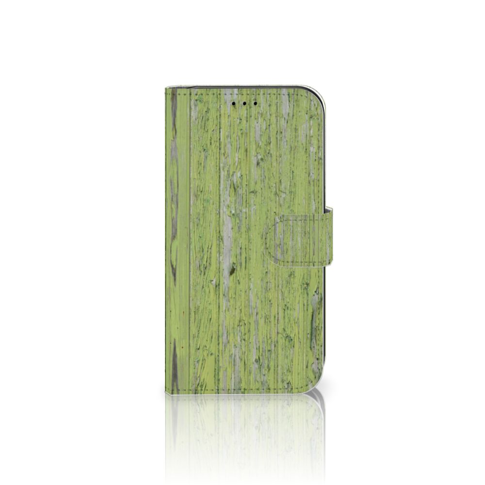 Apple iPhone 11 Book Style Case Green Wood