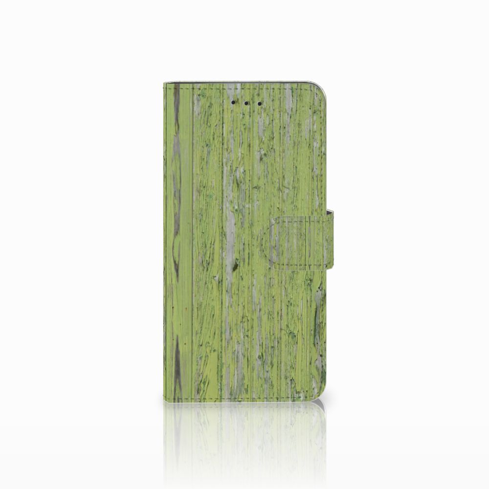 Motorola Moto E5 Play Book Style Case Green Wood