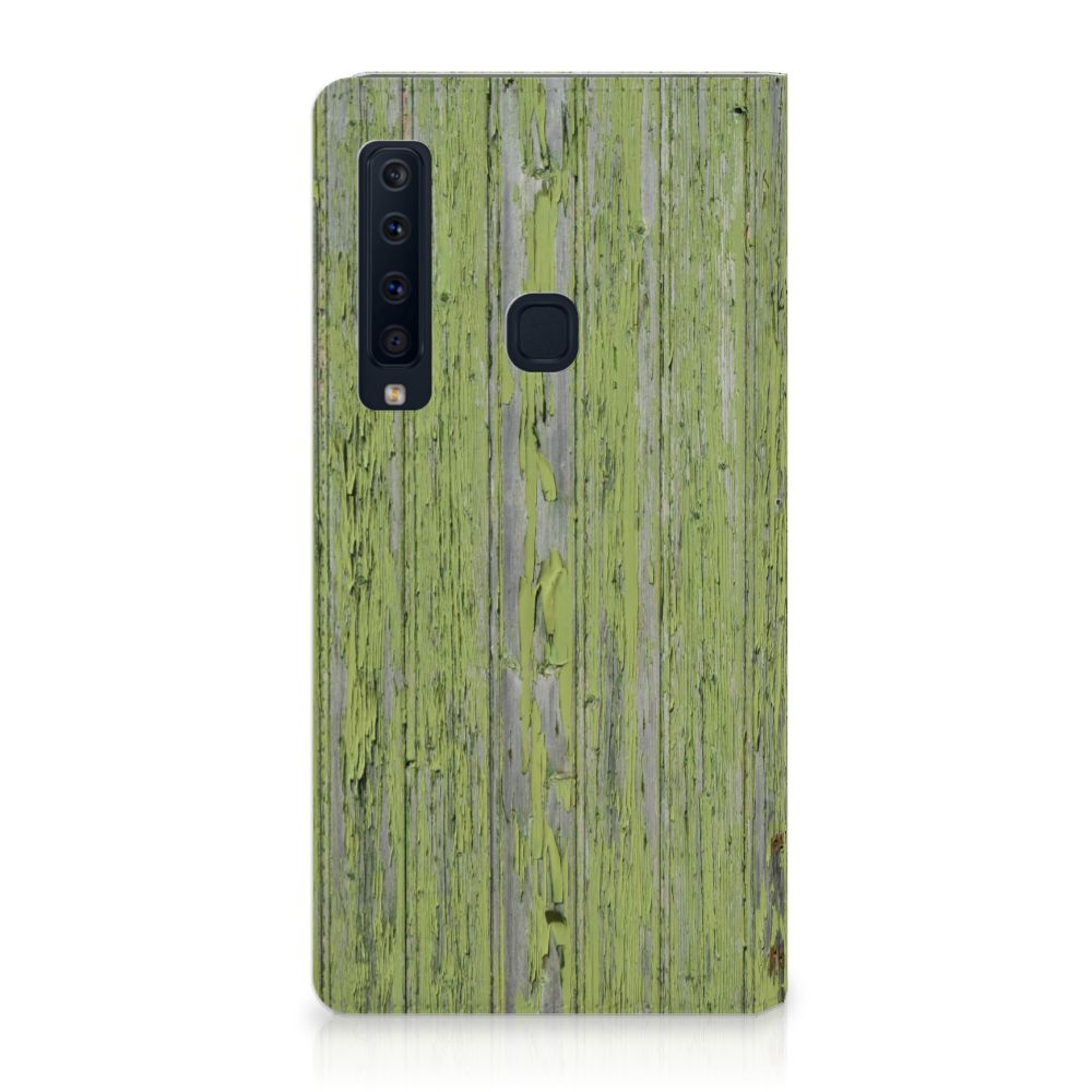 Samsung Galaxy A9 (2018) Book Wallet Case Green Wood