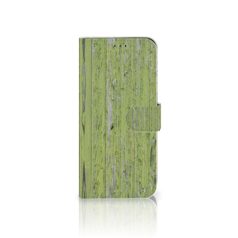 Samsung Galaxy A50 Book Style Case Green Wood