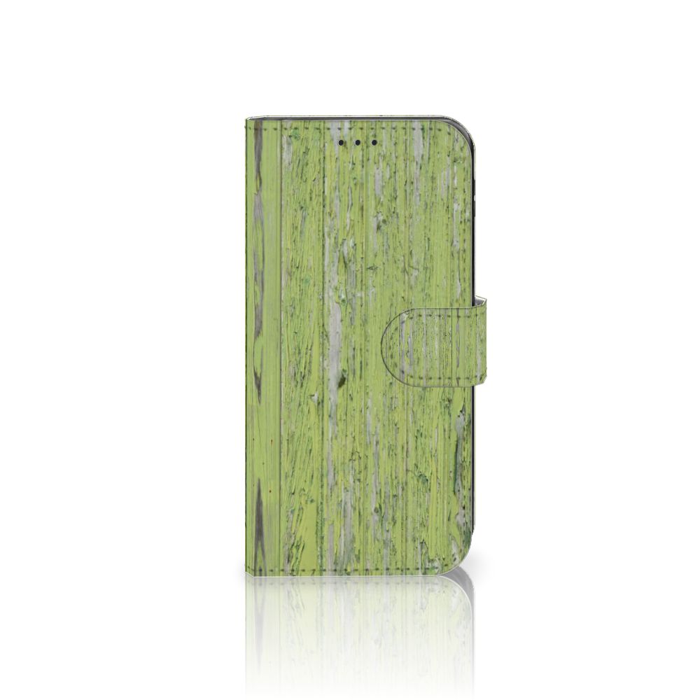 Samsung Galaxy J5 2017 Book Style Case Green Wood