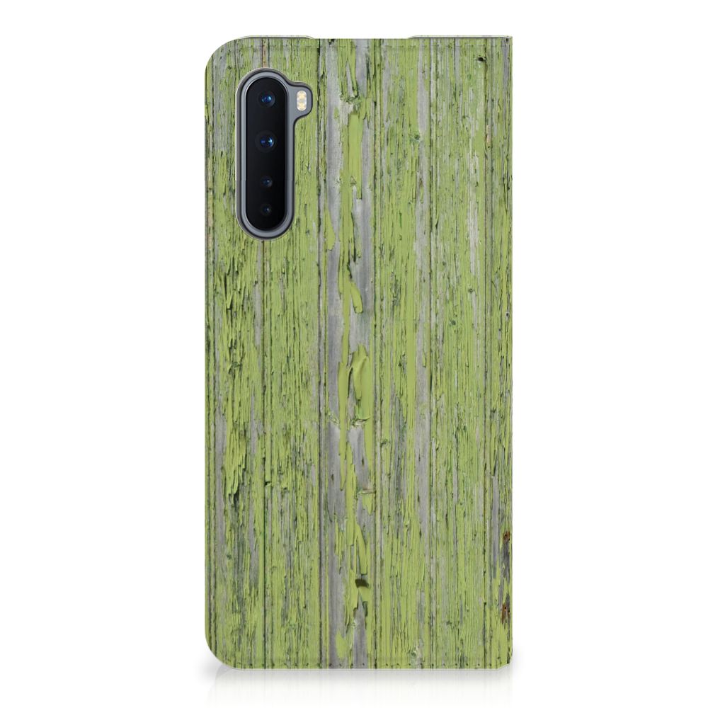 OnePlus Nord Book Wallet Case Green Wood