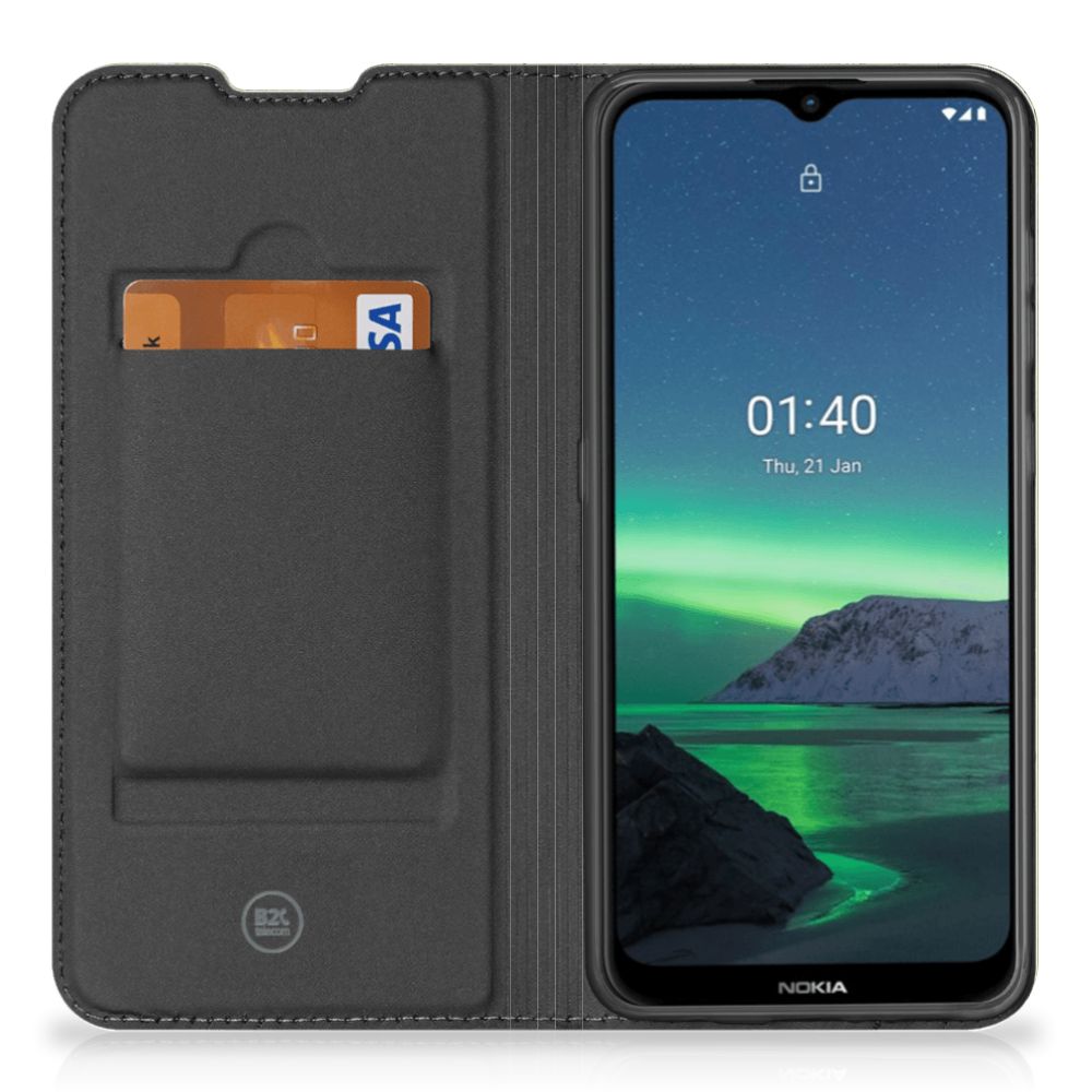 Nokia 1.4 Book Wallet Case Green Wood