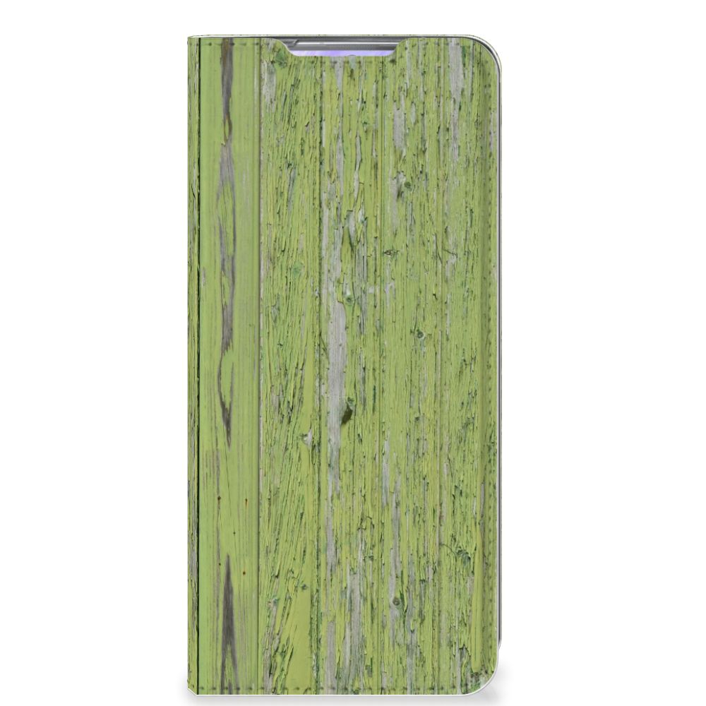 Samsung Galaxy S20 Plus Book Wallet Case Green Wood