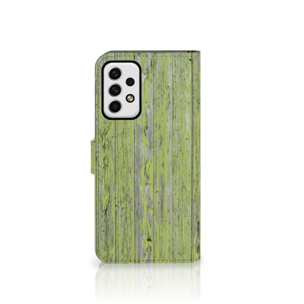 Samsung Galaxy A23 Book Style Case Green Wood