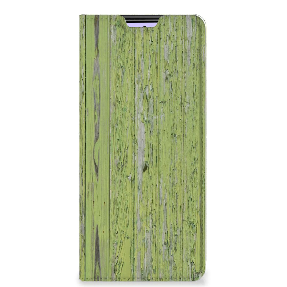 Xiaomi Redmi Note 10 Pro Book Wallet Case Green Wood