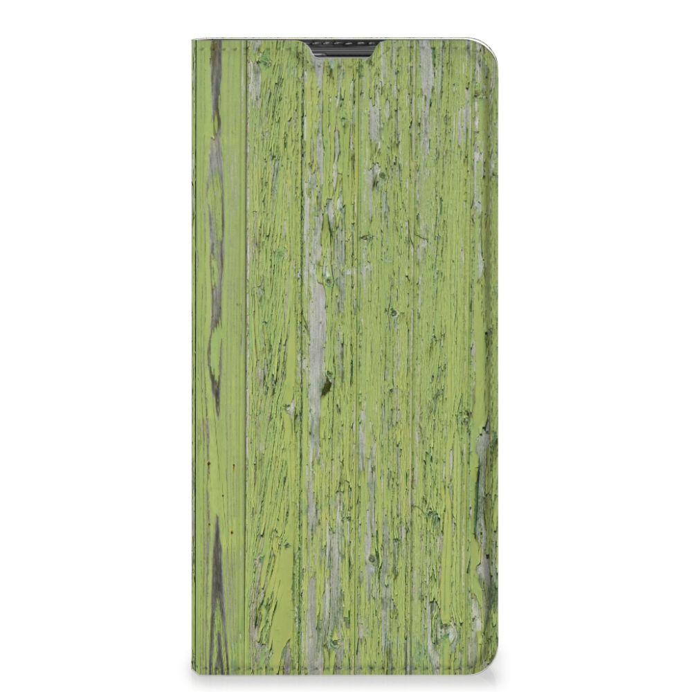 Motorola Moto G100 Book Wallet Case Green Wood