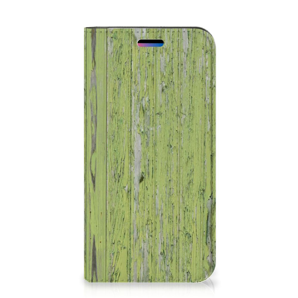 Apple iPhone X | Xs Book Wallet Case Green Wood