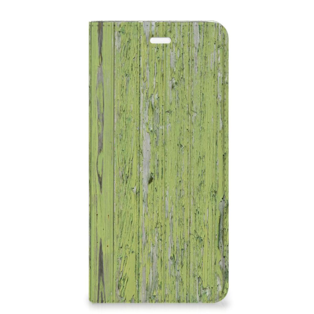 Huawei P10 Plus Book Wallet Case Green Wood
