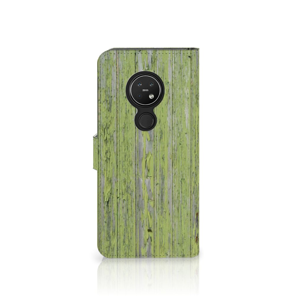 Nokia 7.2 | Nokia 6.2 Book Style Case Green Wood
