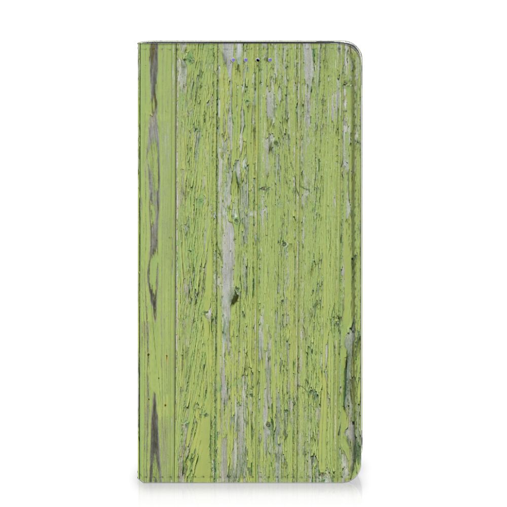 Samsung Galaxy A51 Book Wallet Case Green Wood