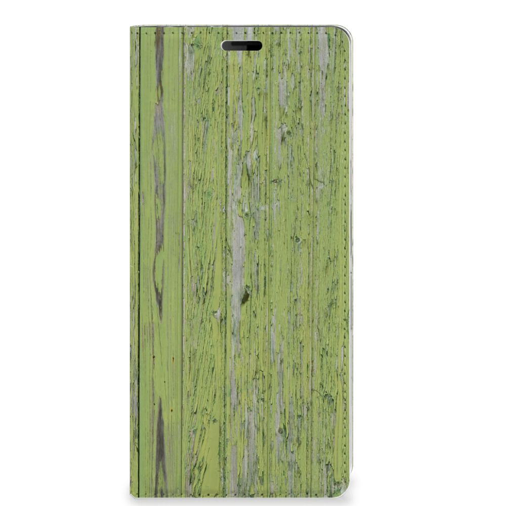 Sony Xperia 10 Plus Book Wallet Case Green Wood