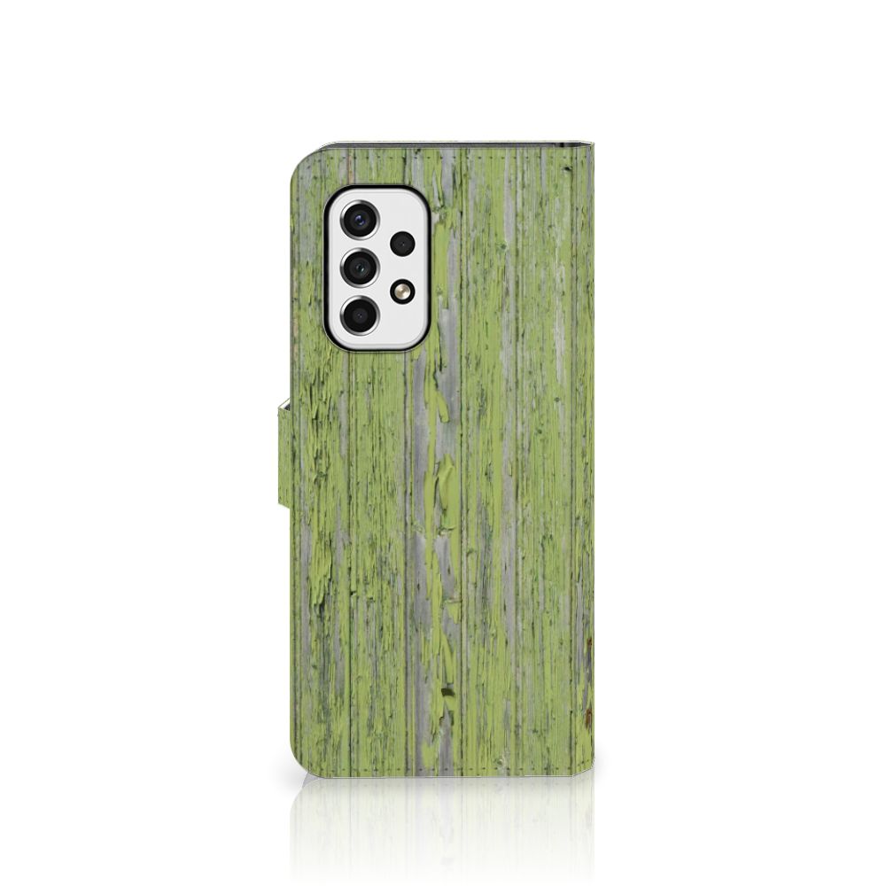 Samsung Galaxy A53 Book Style Case Green Wood