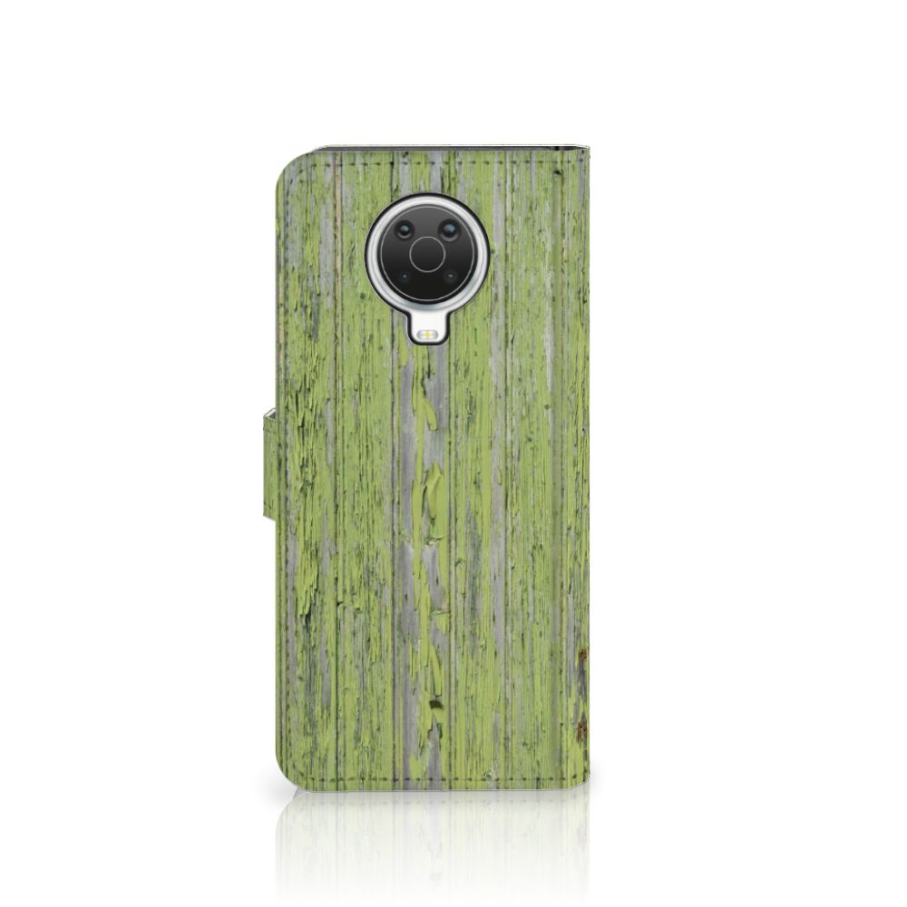Nokia G10 | G20 Book Style Case Green Wood