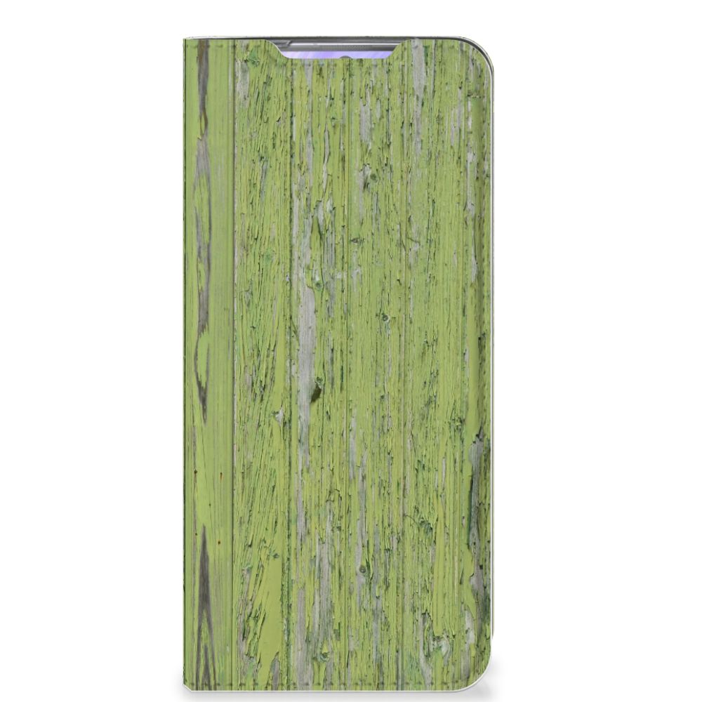 Samsung Galaxy S20 Book Wallet Case Green Wood