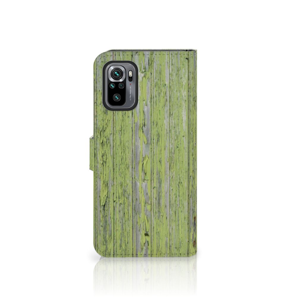 Xiaomi Redmi Note 10S | 10 4G | Poco M5s Book Style Case Green Wood