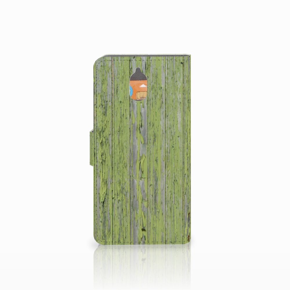 Nokia 3.1 (2018) Book Style Case Green Wood