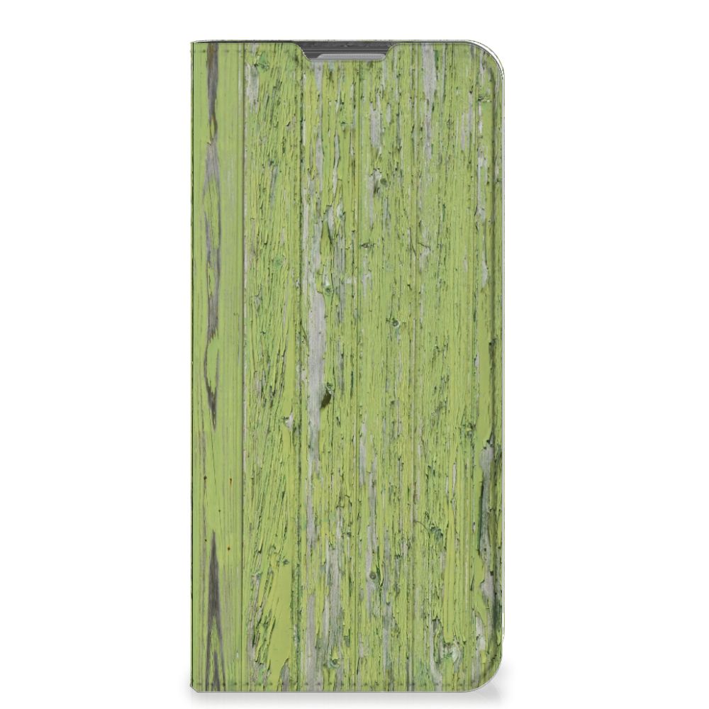 OPPO Reno8 Lite Book Wallet Case Green Wood