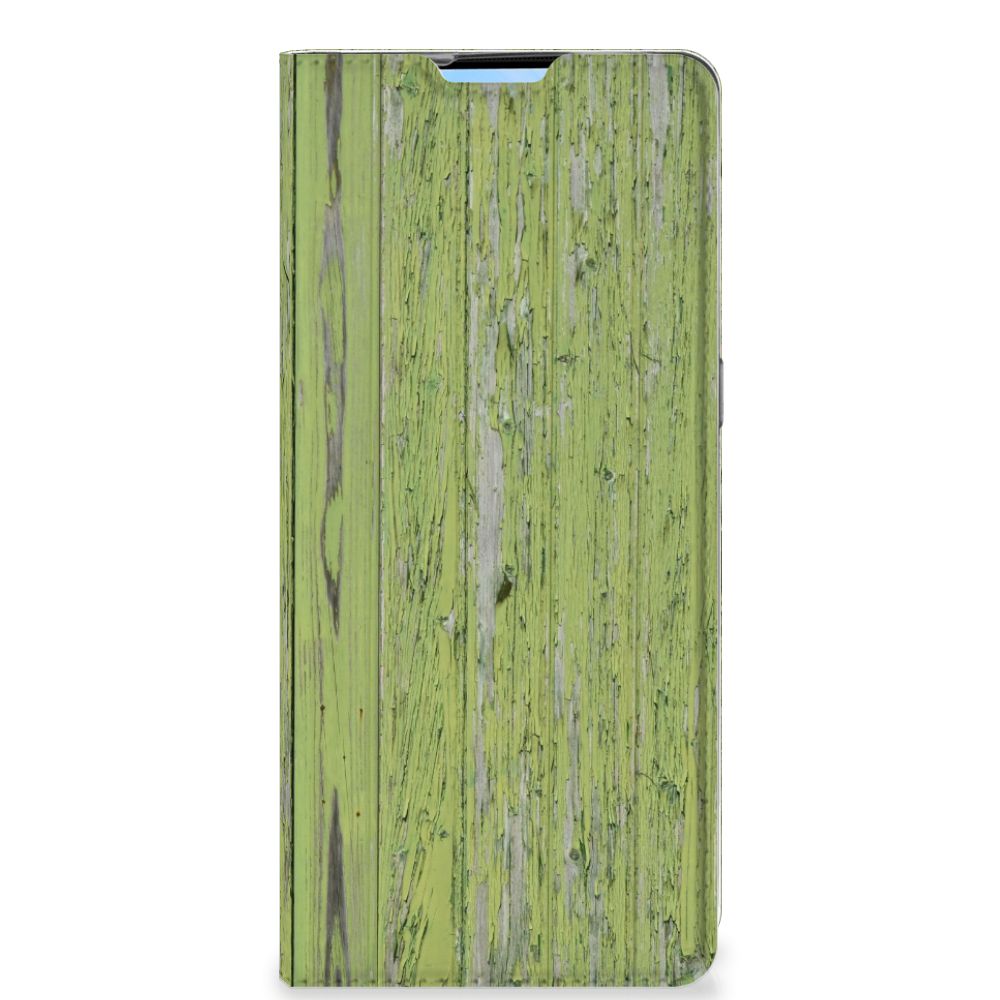 OPPO Reno4 Pro 5G Book Wallet Case Green Wood