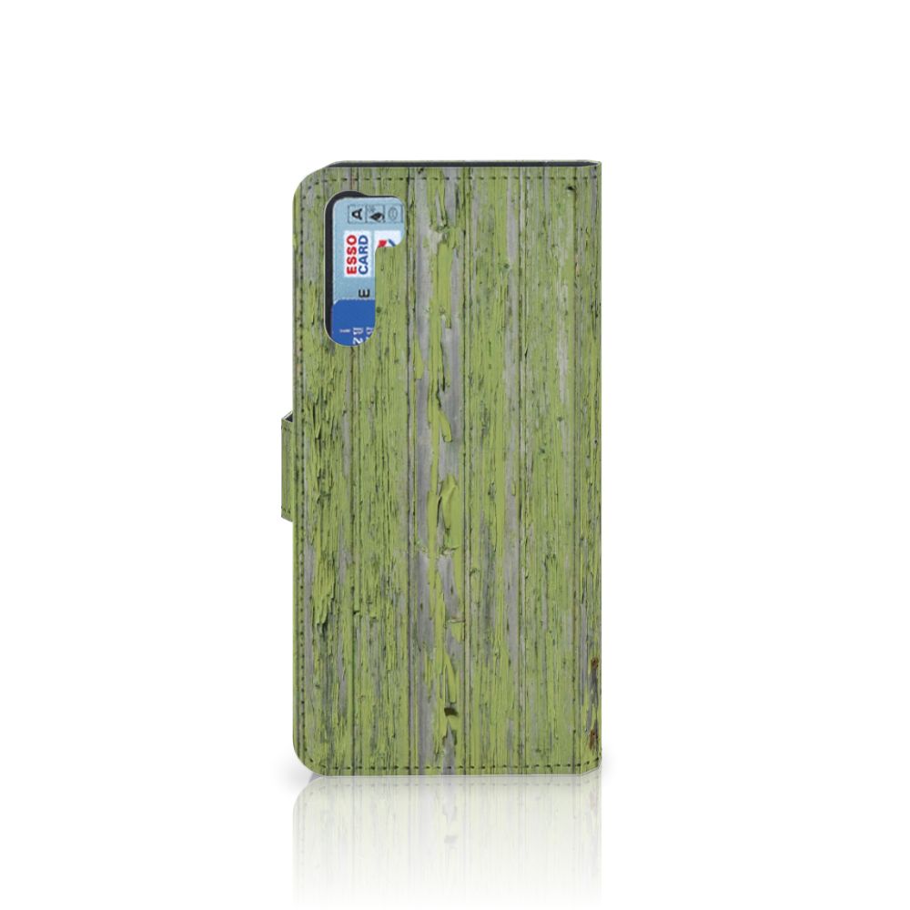 OPPO A91 | Reno3 Book Style Case Green Wood