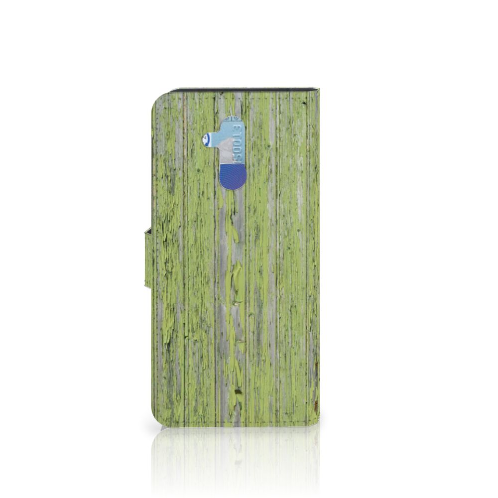 Huawei Mate 20 Lite Book Style Case Green Wood