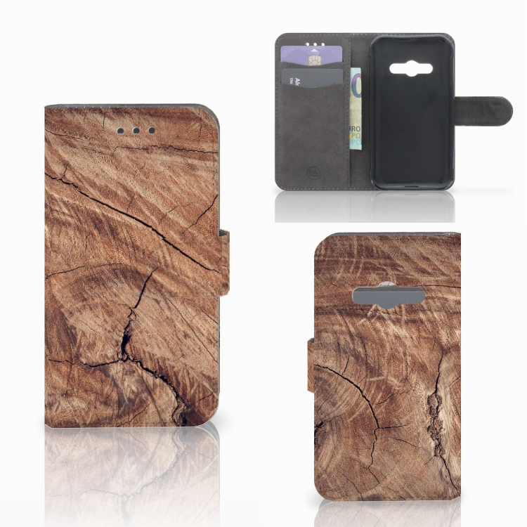 Samsung Galaxy Xcover 3 | Xcover 3 VE Book Style Case Tree Trunk