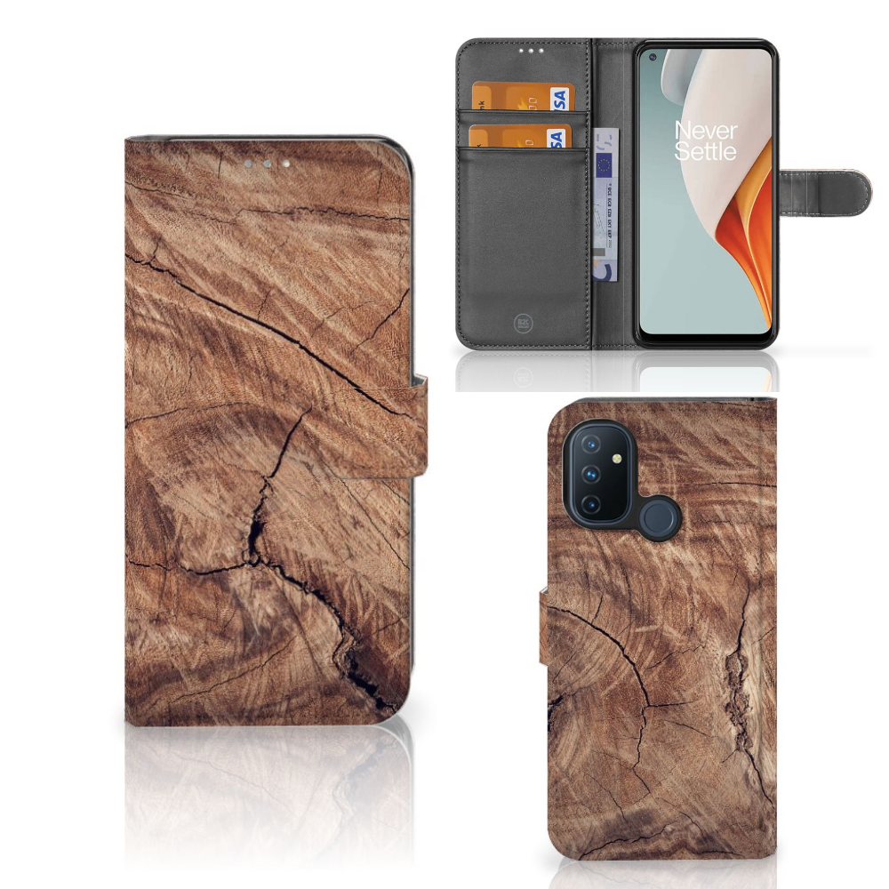 OnePlus Nord N100 Book Style Case Tree Trunk