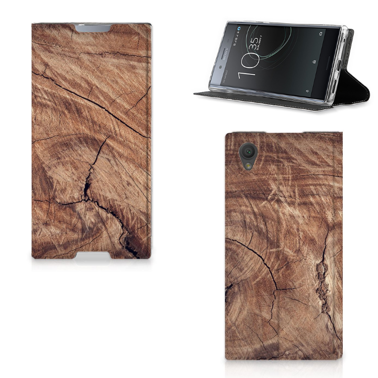 Sony Xperia L1 Book Wallet Case Tree Trunk
