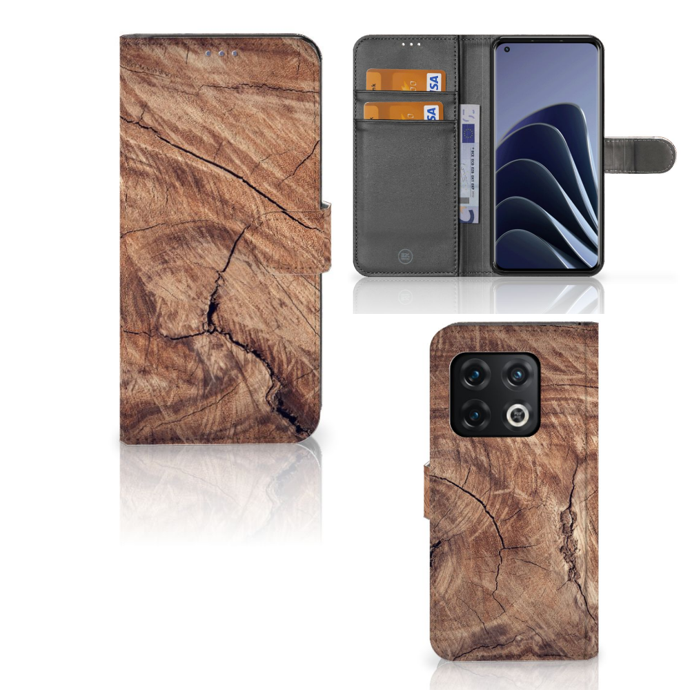 OnePlus 10 Pro Book Style Case Tree Trunk