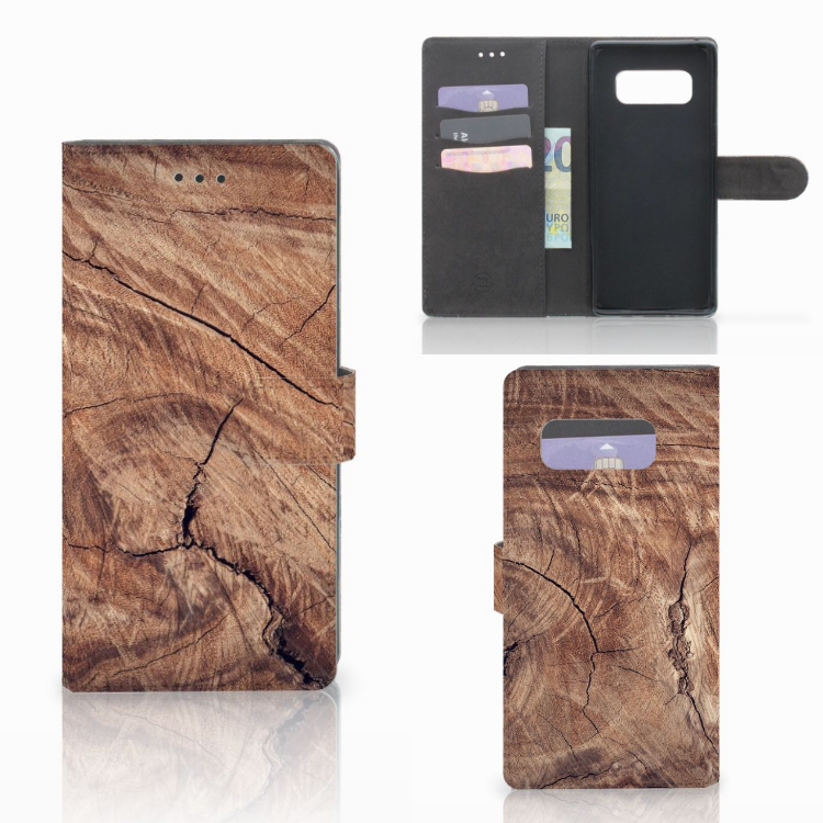 Samsung Galaxy Note 8 Book Style Case Tree Trunk