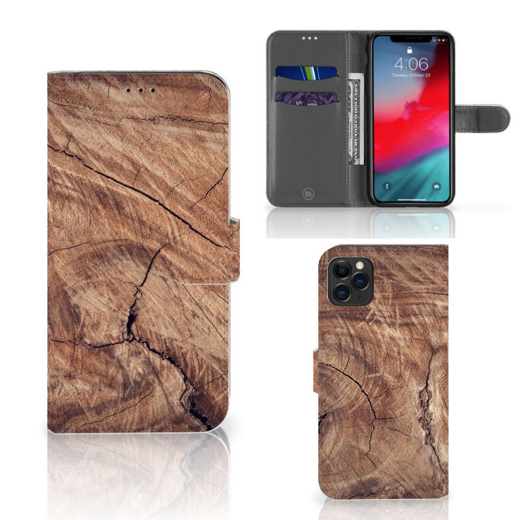 Apple iPhone 11 Pro Max Book Style Case Tree Trunk