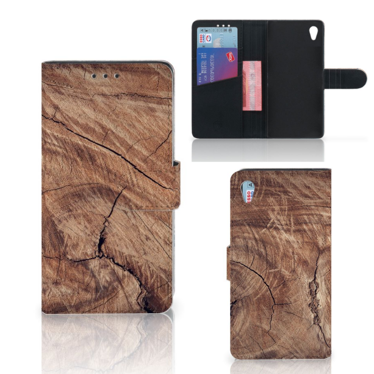 Sony Xperia Z3 Book Style Case Tree Trunk