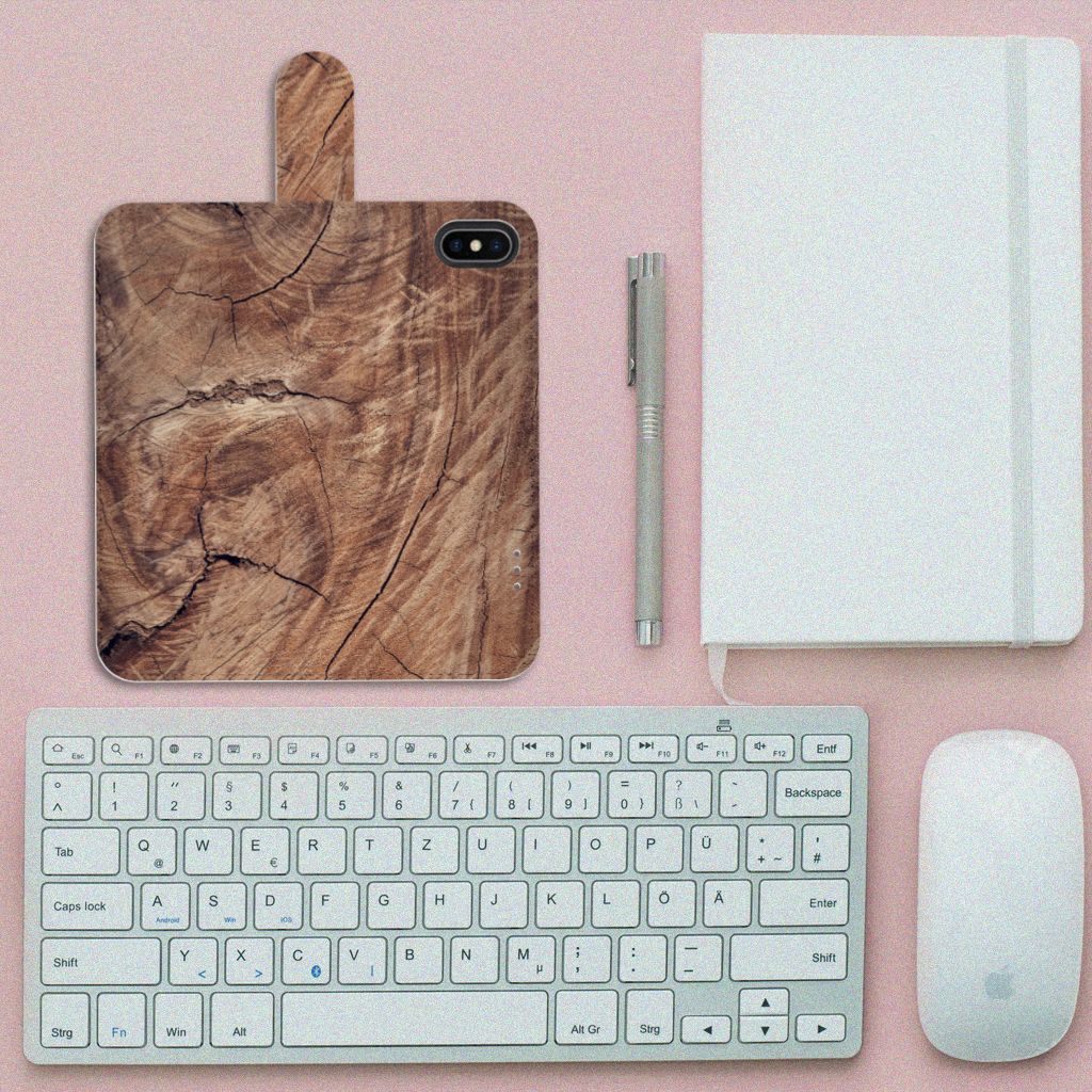 Apple iPhone X | Xs Book Style Case Tree Trunk