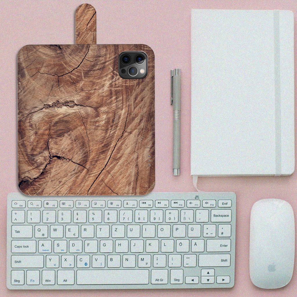 Apple iPhone 12 Pro Max Book Style Case Tree Trunk