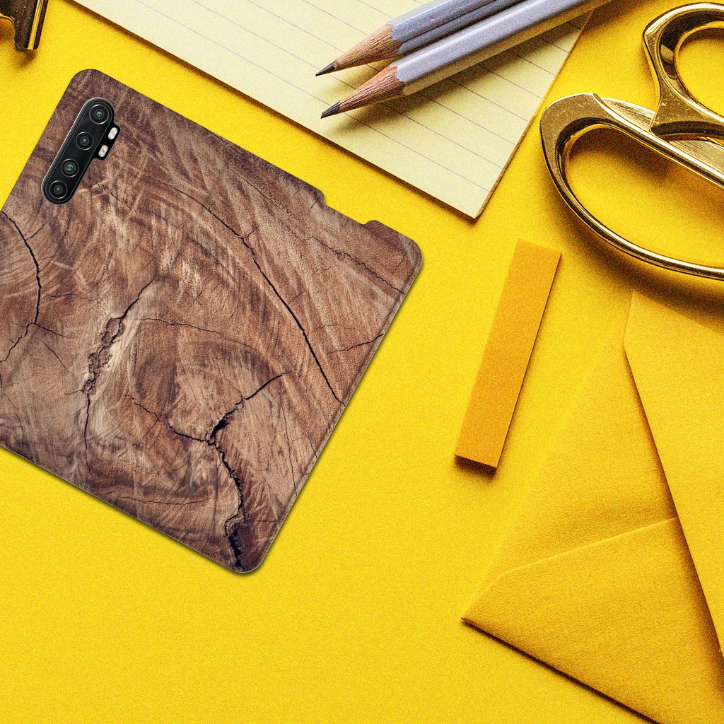 Xiaomi Mi Note 10 Lite Book Wallet Case Tree Trunk