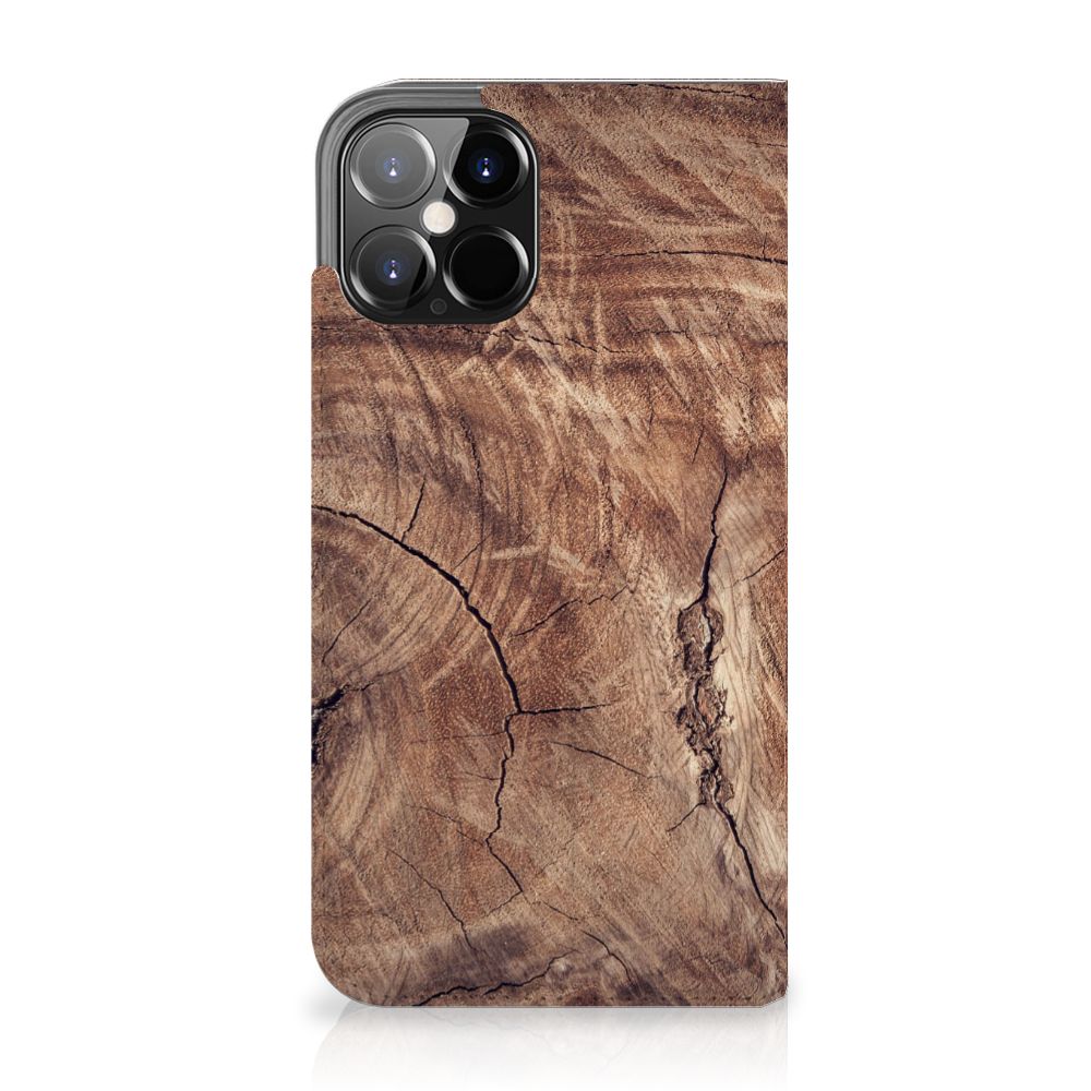 iPhone 12 Pro Max Book Wallet Case Tree Trunk
