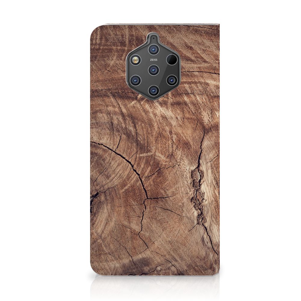 Nokia 9 PureView Book Wallet Case Tree Trunk