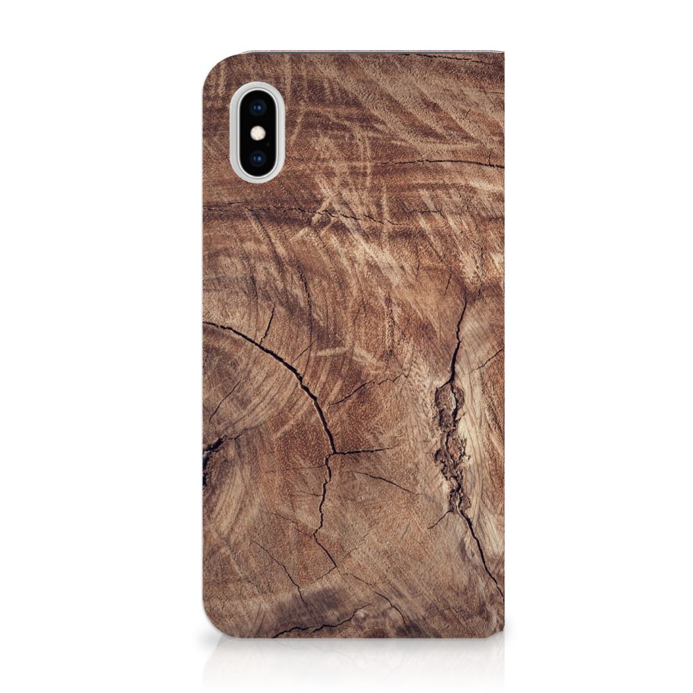 Apple iPhone Xs Max Book Wallet Case Tree Trunk