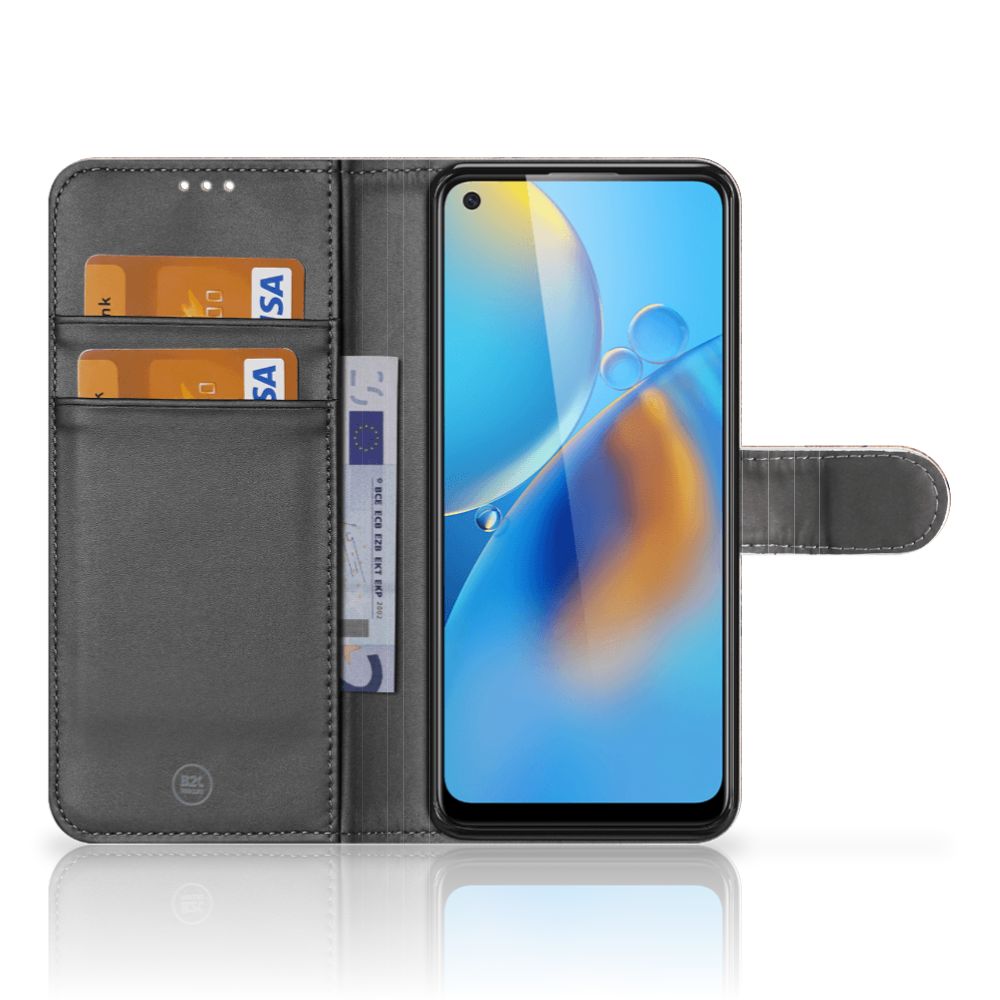 OPPO A74 4G Book Style Case Tree Trunk