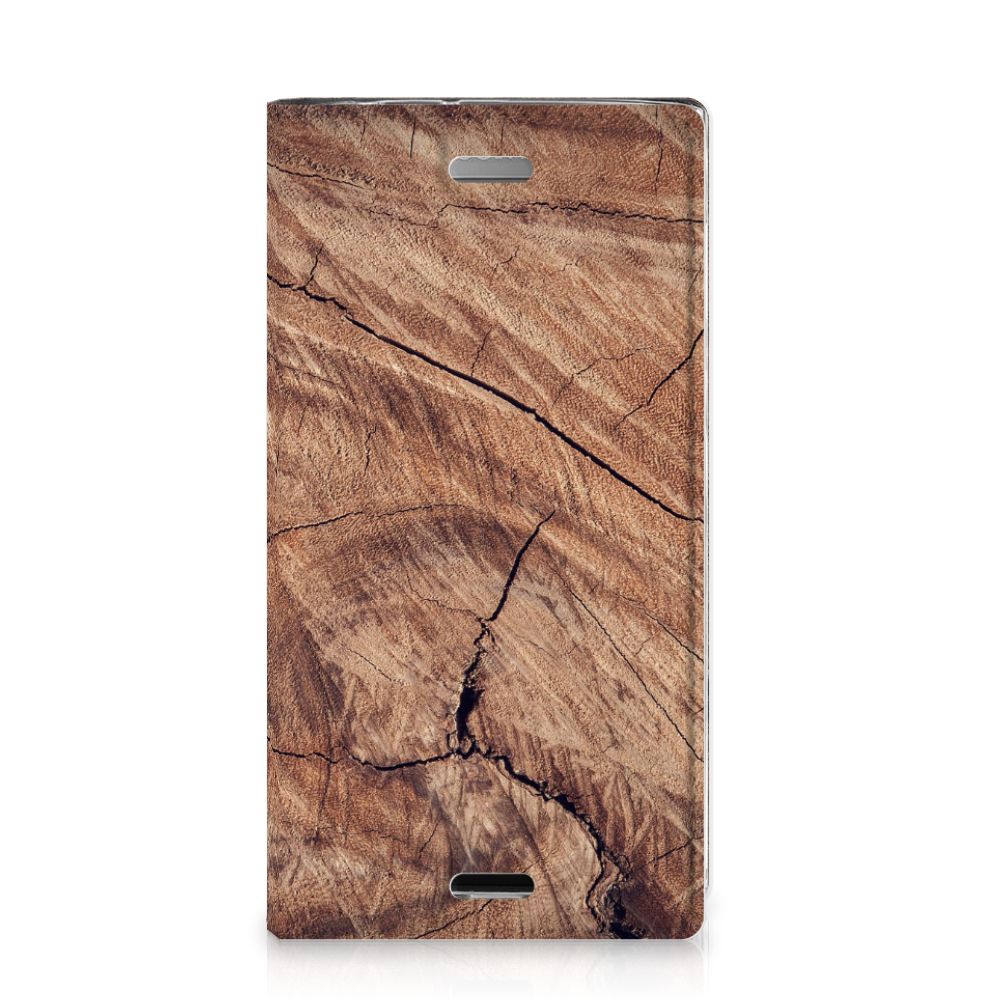 Sony Xperia XZ1 Compact Book Wallet Case Tree Trunk
