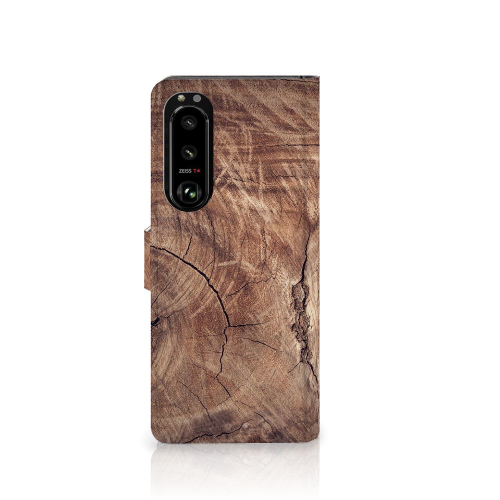 Sony Xperia 5III Book Style Case Tree Trunk
