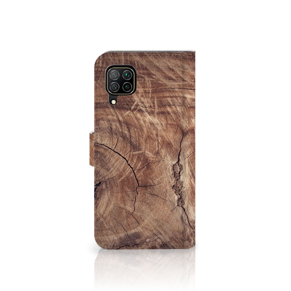 Huawei P40 Lite Book Style Case Tree Trunk