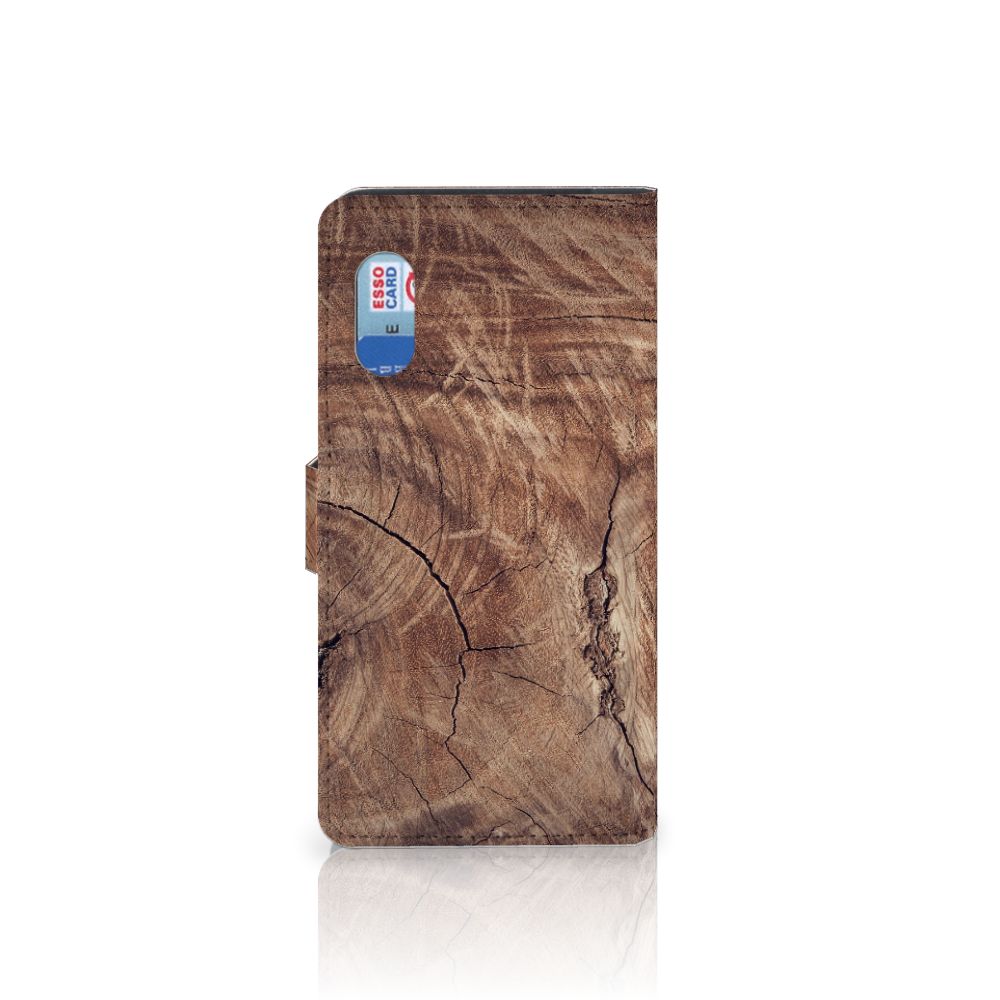 Samsung Xcover Pro Book Style Case Tree Trunk