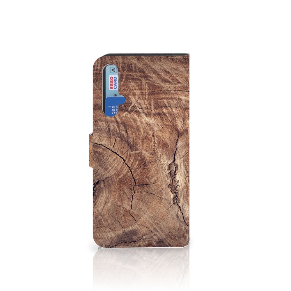 Honor 20 Book Style Case Tree Trunk