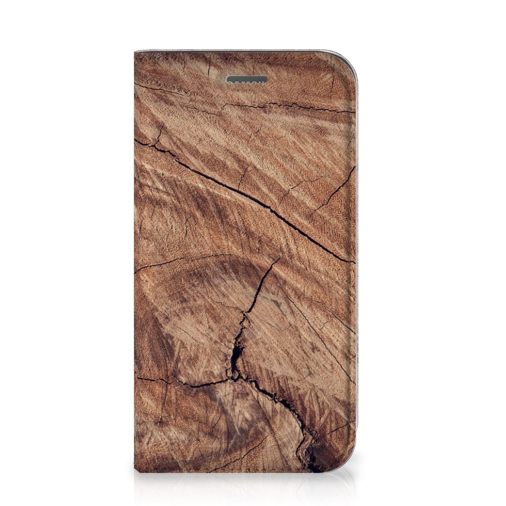 Samsung Galaxy Xcover 4s Book Wallet Case Tree Trunk